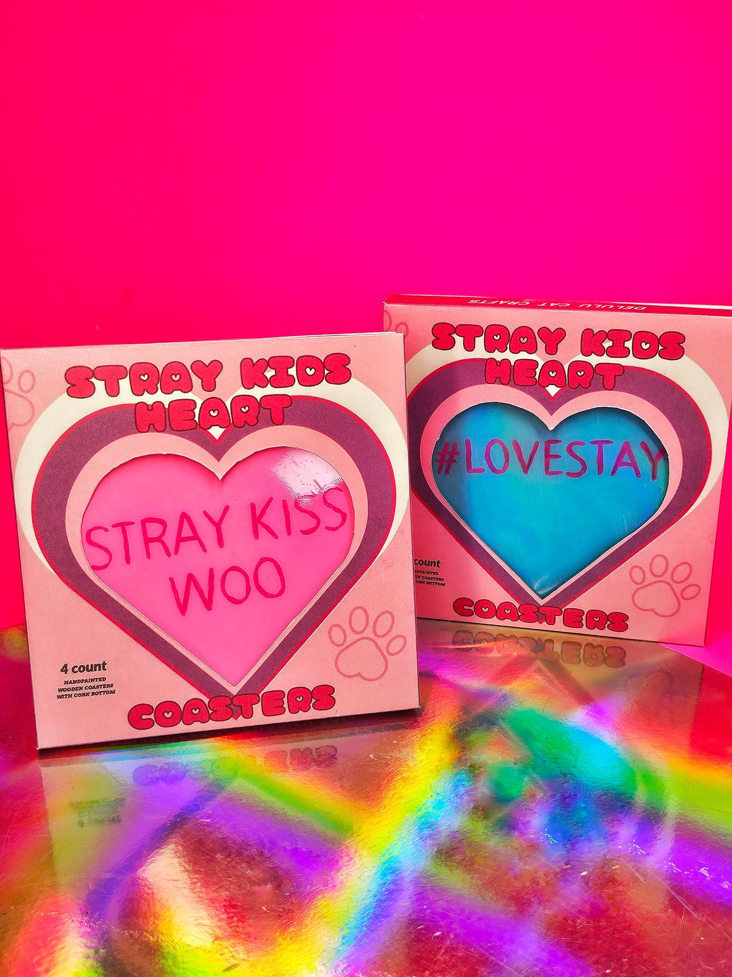 Heart Conversation Coasters