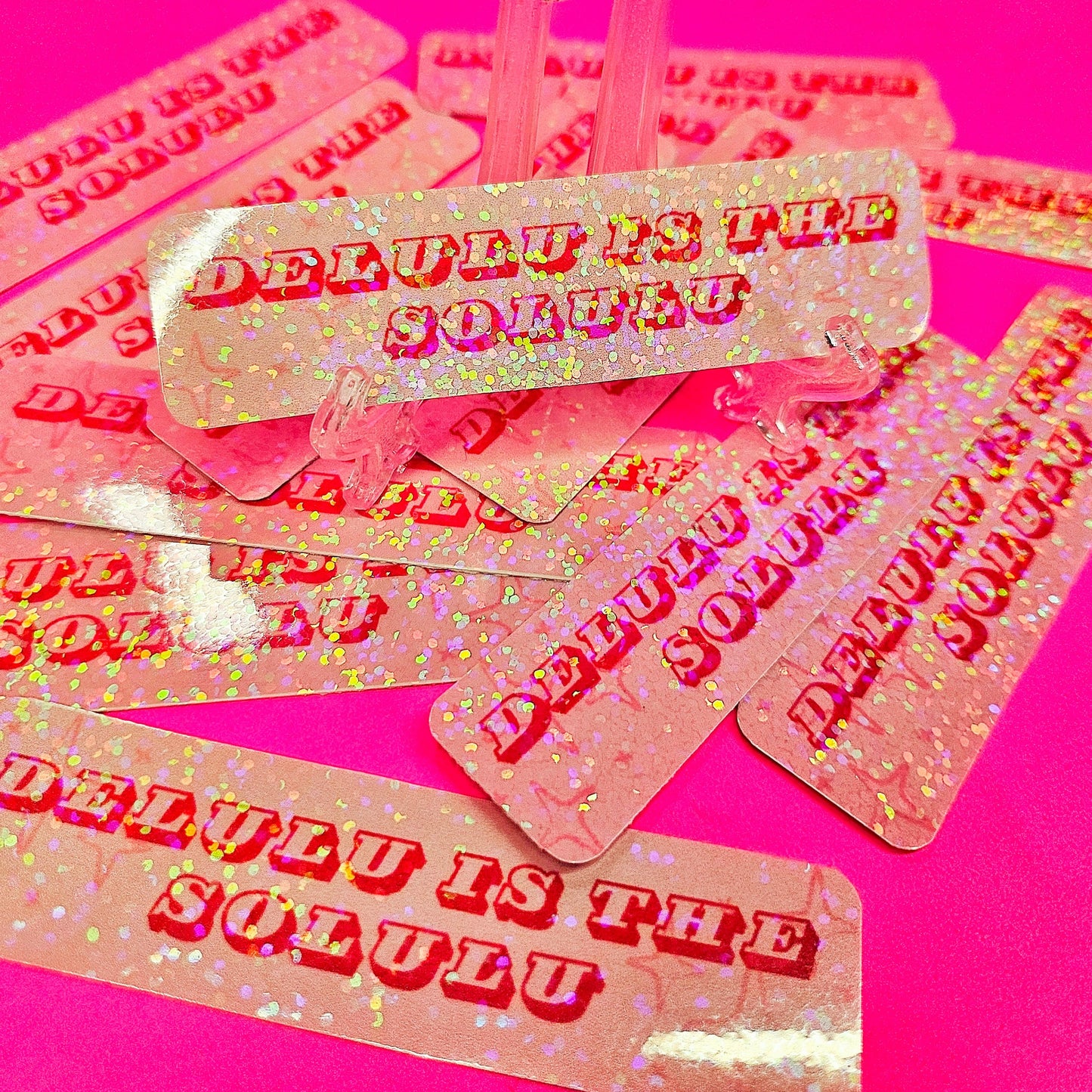 Delulu is the Solulu Sticker