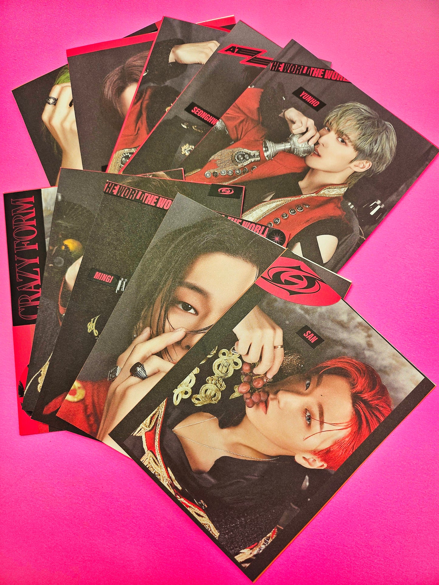 Ateez Blank Cards (random pack)