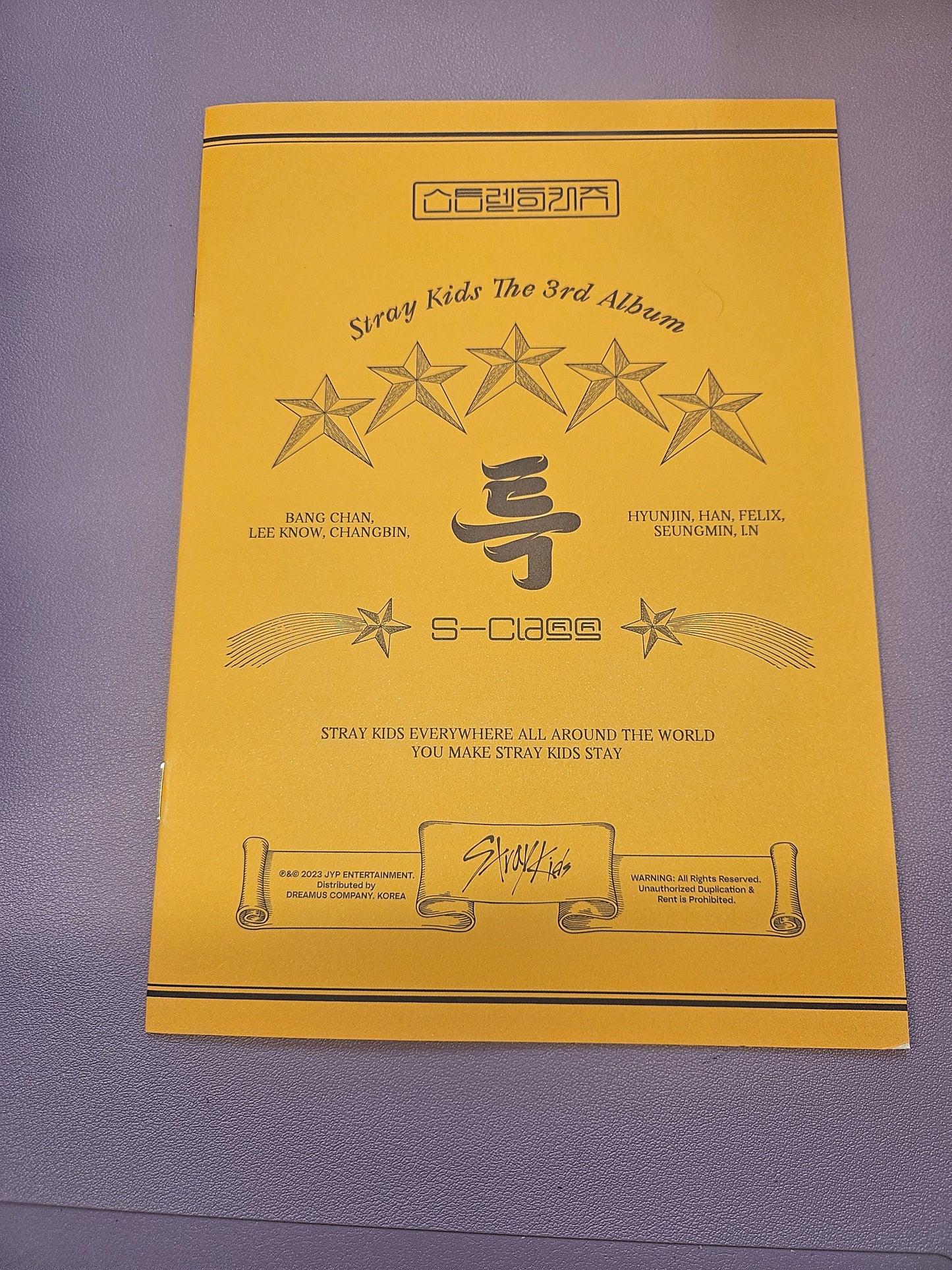 5 STAR BOOKLET INCLUSION
