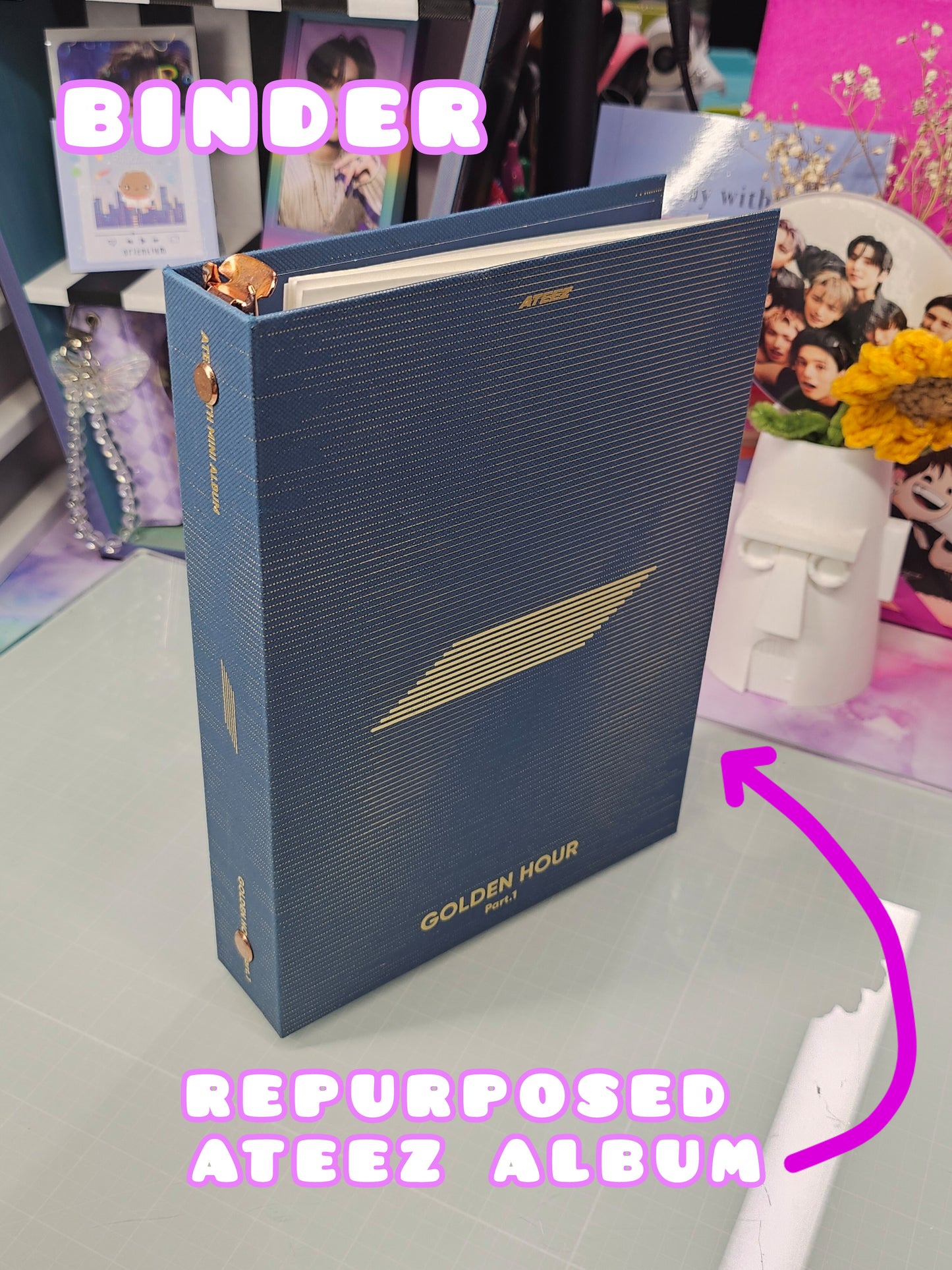 Ateez Golden Hour Binder