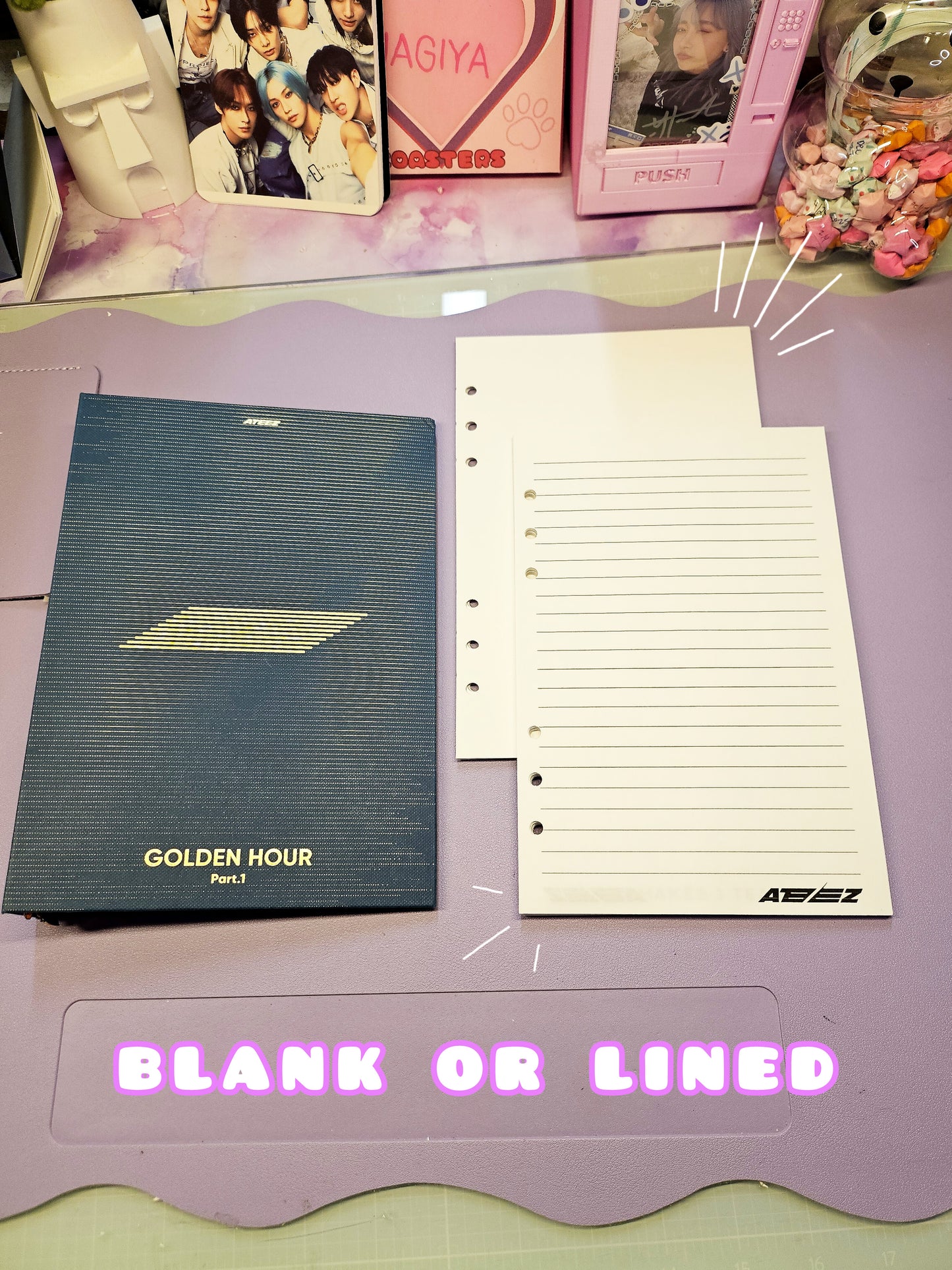 Ateez Golden Hour Binder
