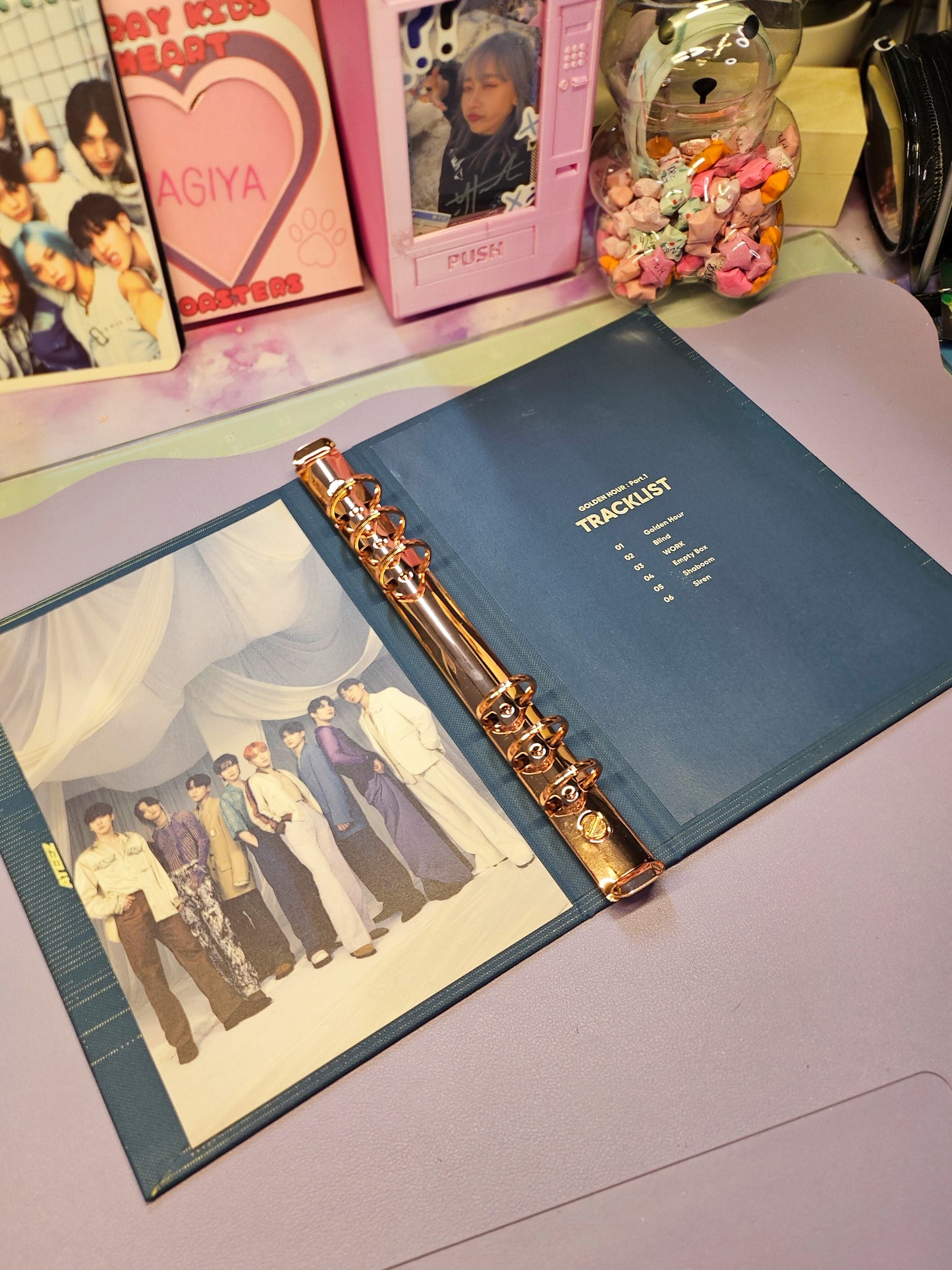 Ateez Golden Hour Binder