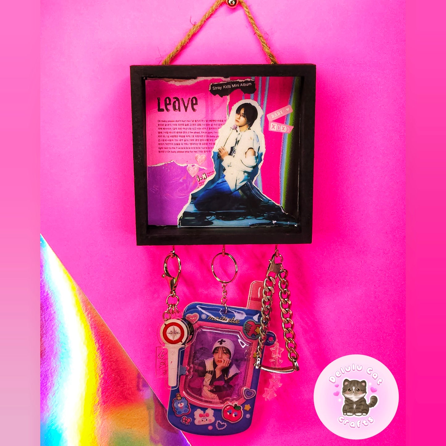 Collage Keychain Holder