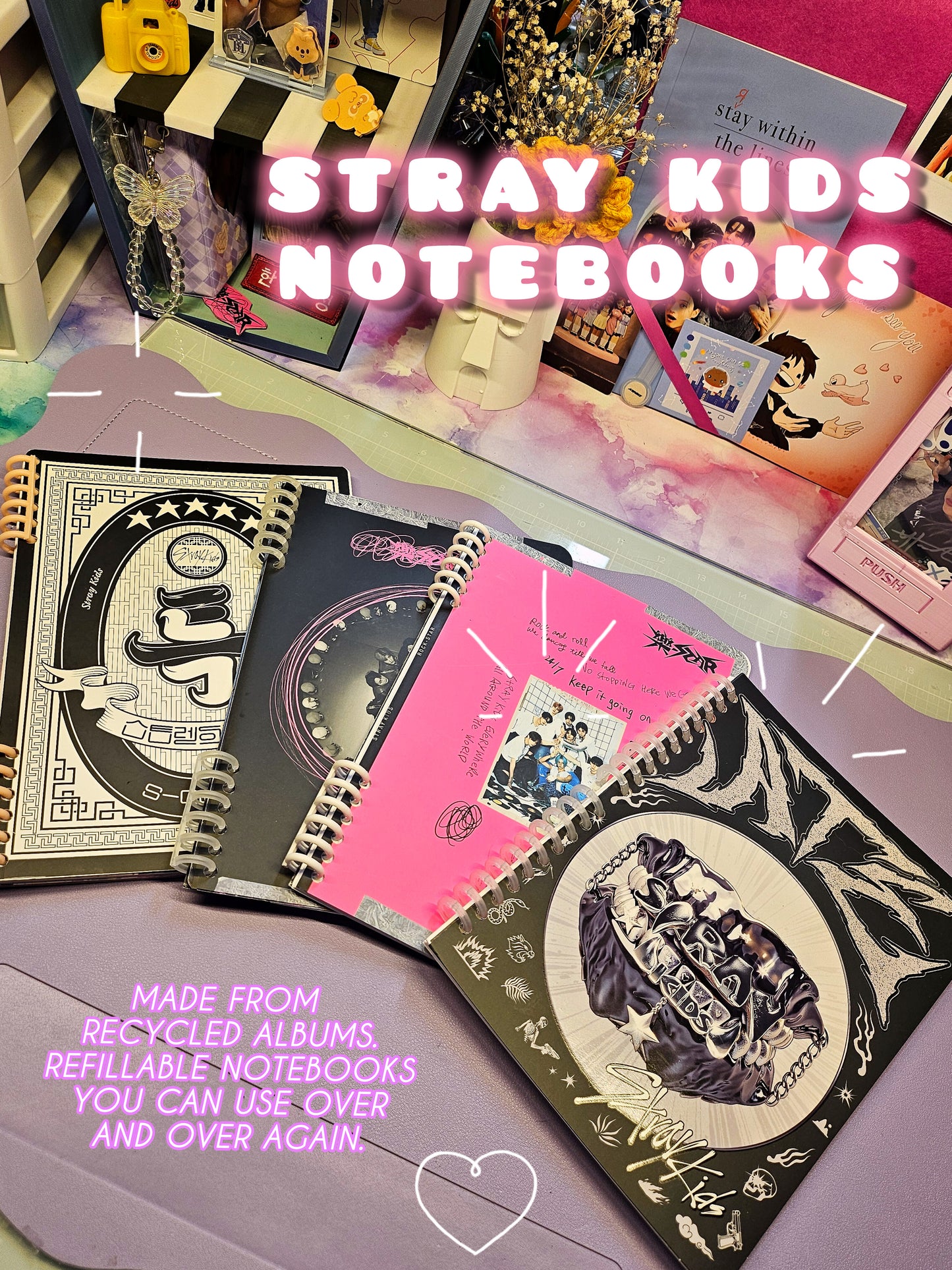 Refillable SKZ Notebooks