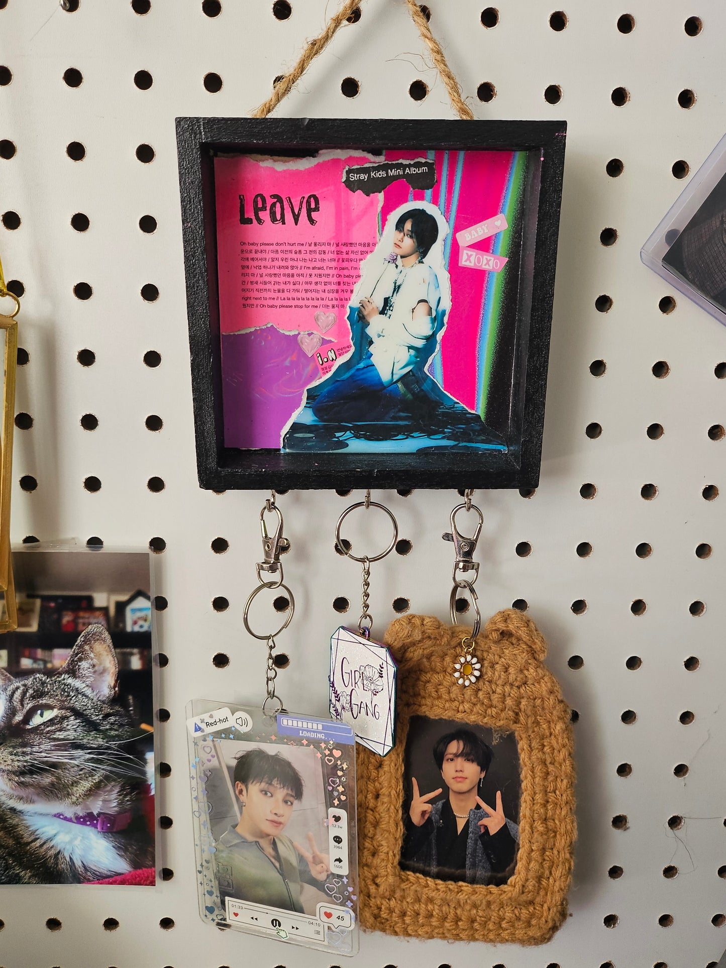 Collage Keychain Holder