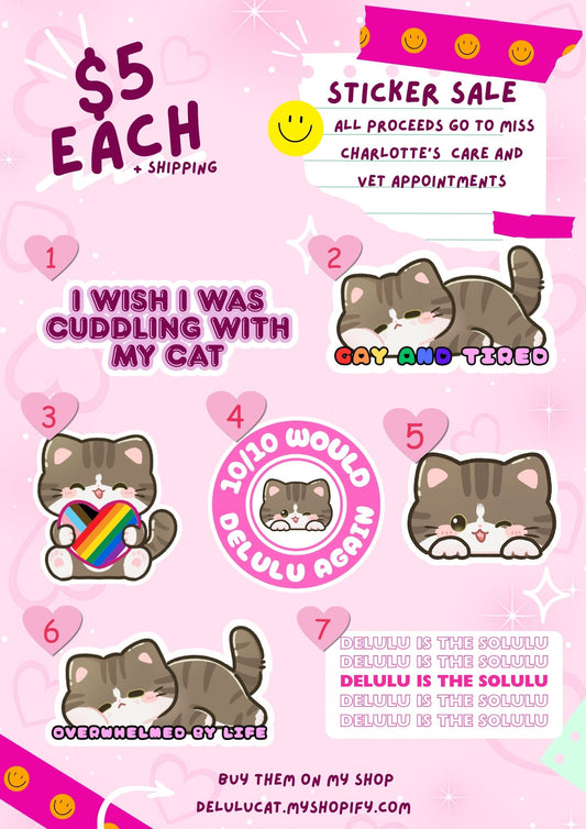 Charlotte stickers